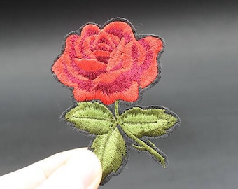 Flower Iron On Patch Embroidered patch 6x6.6cm - PH407