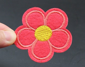 Flower Iron On Patch Embroidered patch 5x5cm - PH282