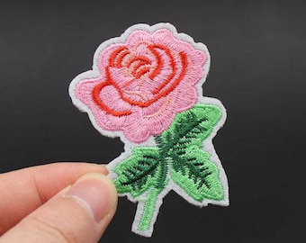 Flower Iron On Patch Embroidered patch 6.2x6.8cm - PH535