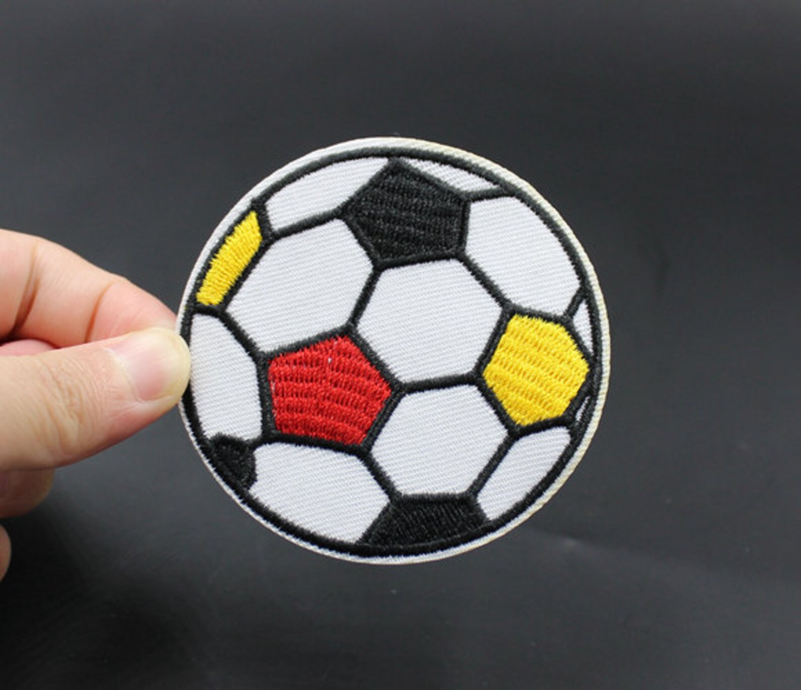Soccer Iron on Patch Embroidered Patch 6.7x6.7cm PH108 Etsy