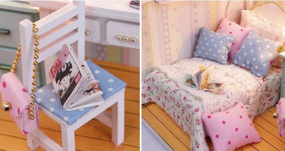 Graduation Season Bedroom Dollhouse Diy Kit Miniature Dollhouse Diy Kit Miniature Room Diy Kit Dollhouse Kit Gift Dh7