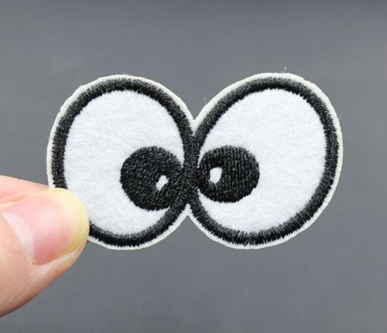 Eyes Iron on Patch Embroidered Patch 5.8x3.8cm PH397 Etsy
