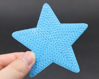 Star Iron On Sequin Patch Embroidered patch 9x8.4cm - PH626