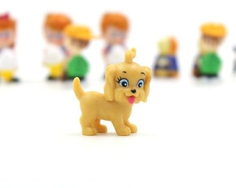 1pcs Cute Puppy Dollhouse charm, Dog Decoden charm, Key Chain, Phone Accessories, Figurine, Miniature 25mm- HN42
