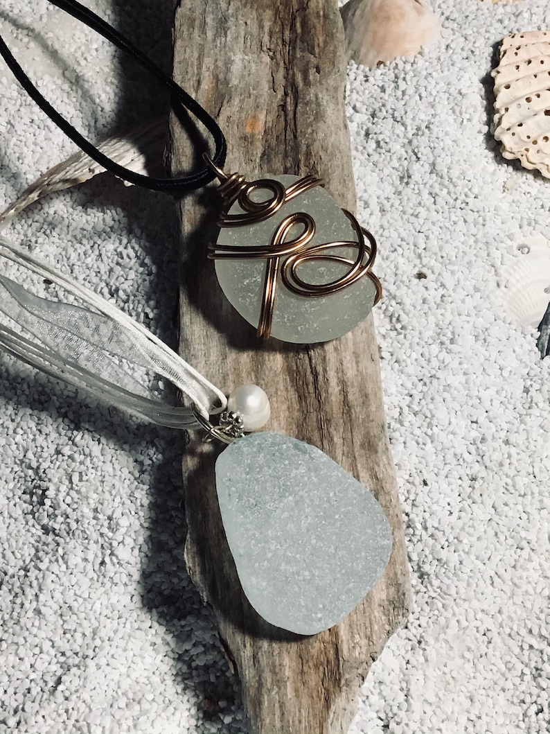 Larger Side of the Ocean Grande Spanish Frosted Whites Sea Glass Shards