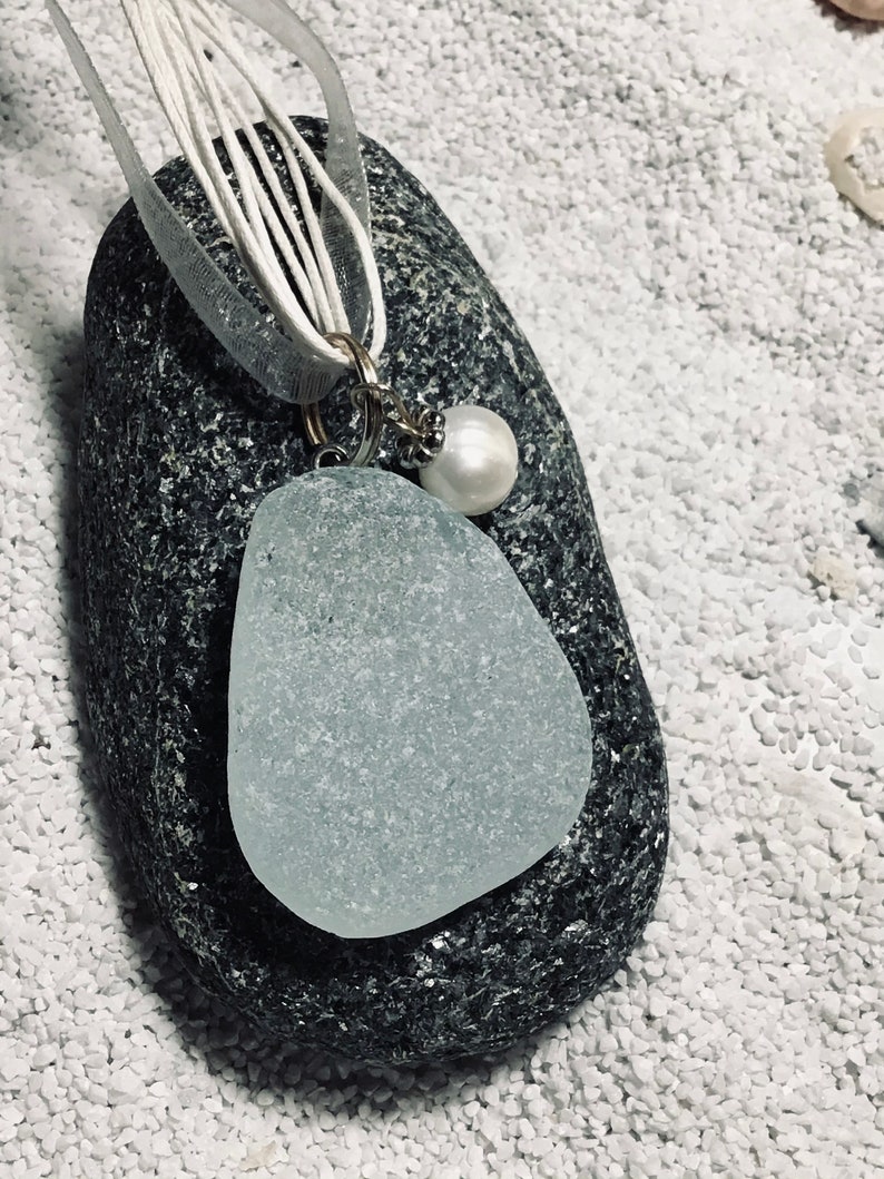 Larger Side of the Ocean Grande Spanish Frosted Whites Sea Glass Shards