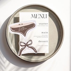 Custom, Personalised, Drinks, Cocktails, Wedding Place Cards, Party Place Cards, Event Place Cards