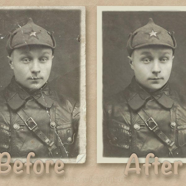 Photo Restoration Etsy