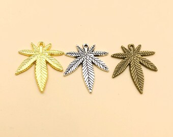120pcs 16x14mm 2 Colors Choice,Tree Leaf Charms,Fancy Leaf Charms,Cute Leaf Charms,Wholesale Charms,Lovely DIY Supplies Metal Charms,Q341