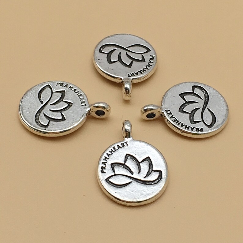 50pcs 1419mm Lotus Flower Charms Lotus Flower Pendants Etsy