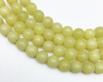 8mm 10mm Matt Jade Runde Perlen, Olive green Jade, Halb Edelstein Perlen, Edelstein Perlen, Erkenntnisse, Liefert