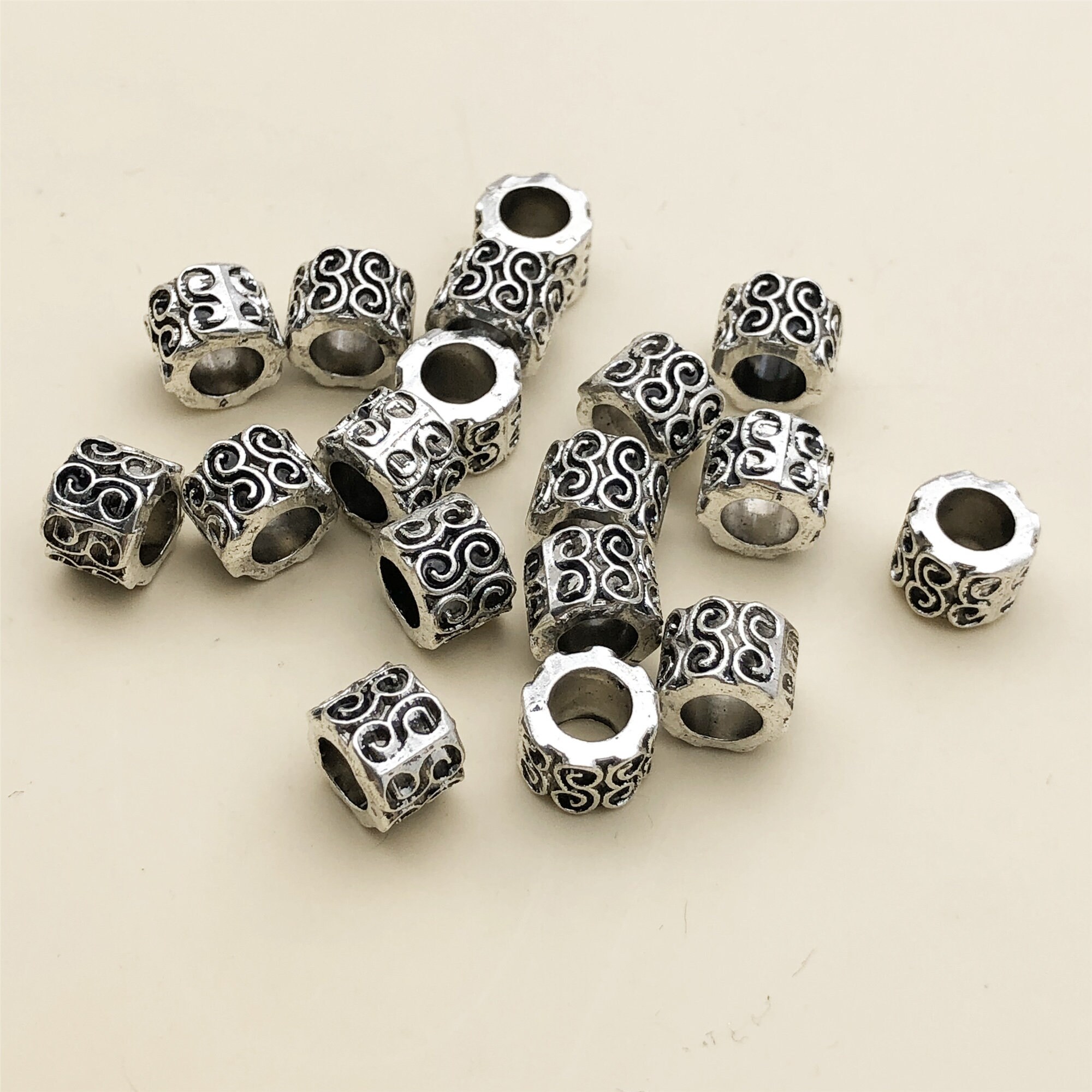 Tibetan Silver Connector Metal Spacer Charm Beads Jewelry Design Findings Crafts 