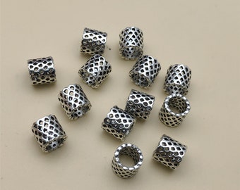 50pcs Metal Spacer Beads,Tibetan Style Beads ,Beads Nepales,Antique Silver Beads,  Wholesale Beads