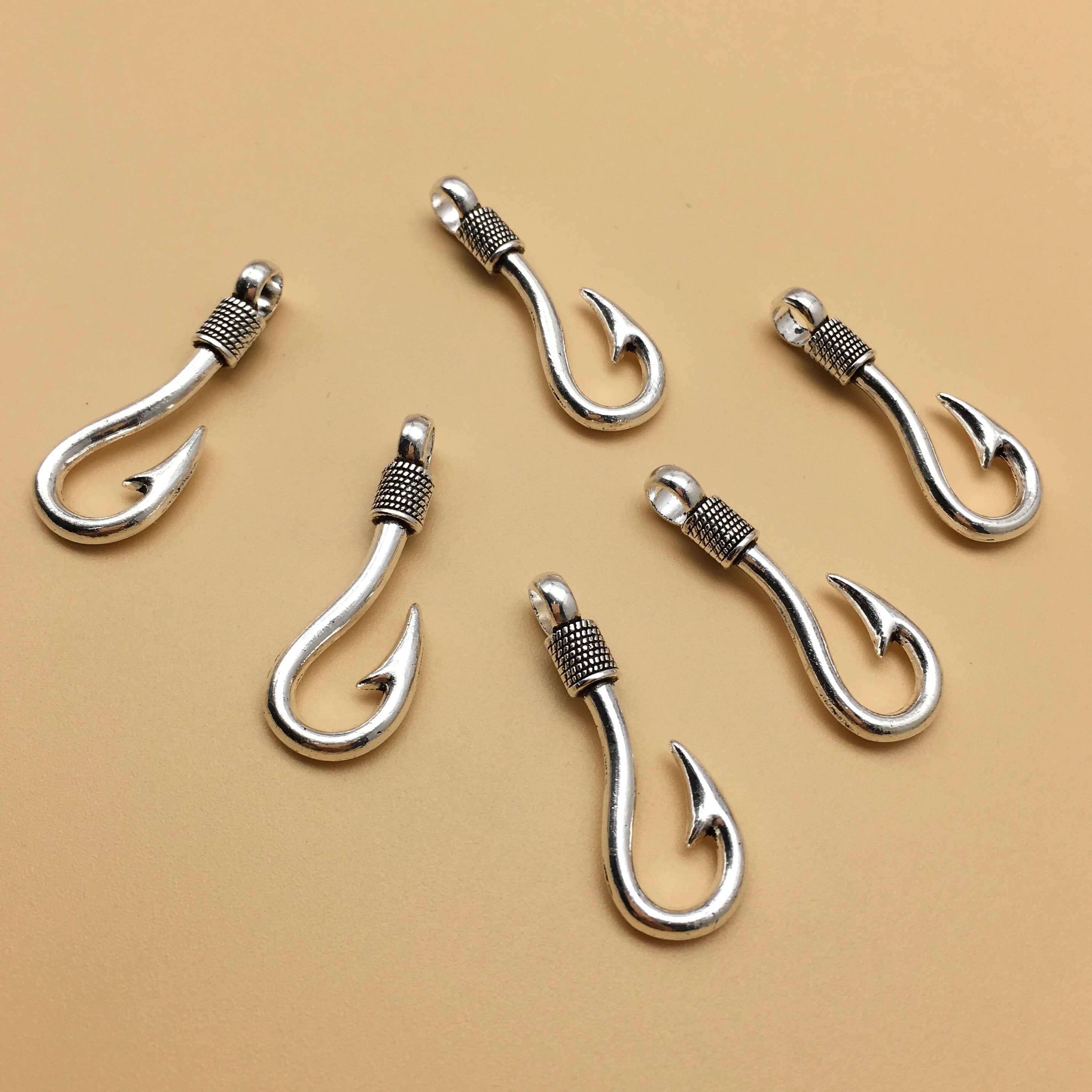 Fish hook lip piercing clearance
