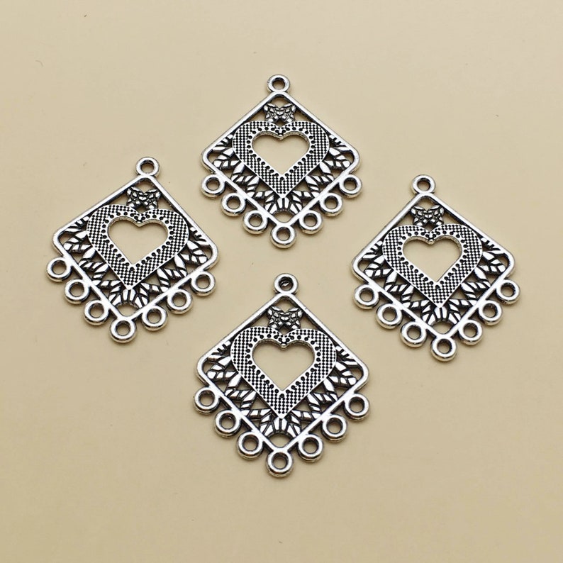 FASHEWELRY 48Pcs Rainbow Stainless Steel Butterfly Charms Filigree Tree
