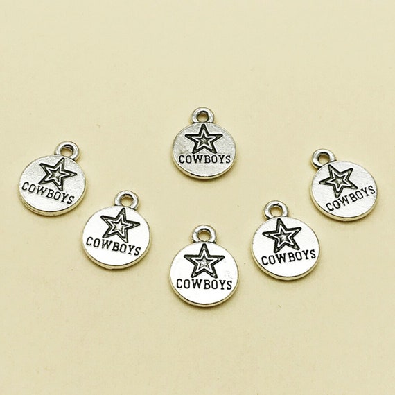 Dallas cowboys sterling silver charm discount