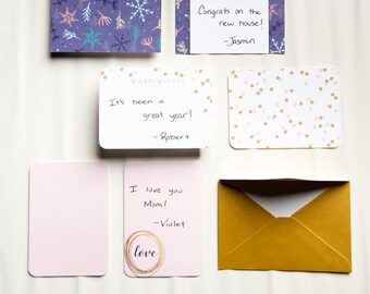 Handwritten Cards Etsy