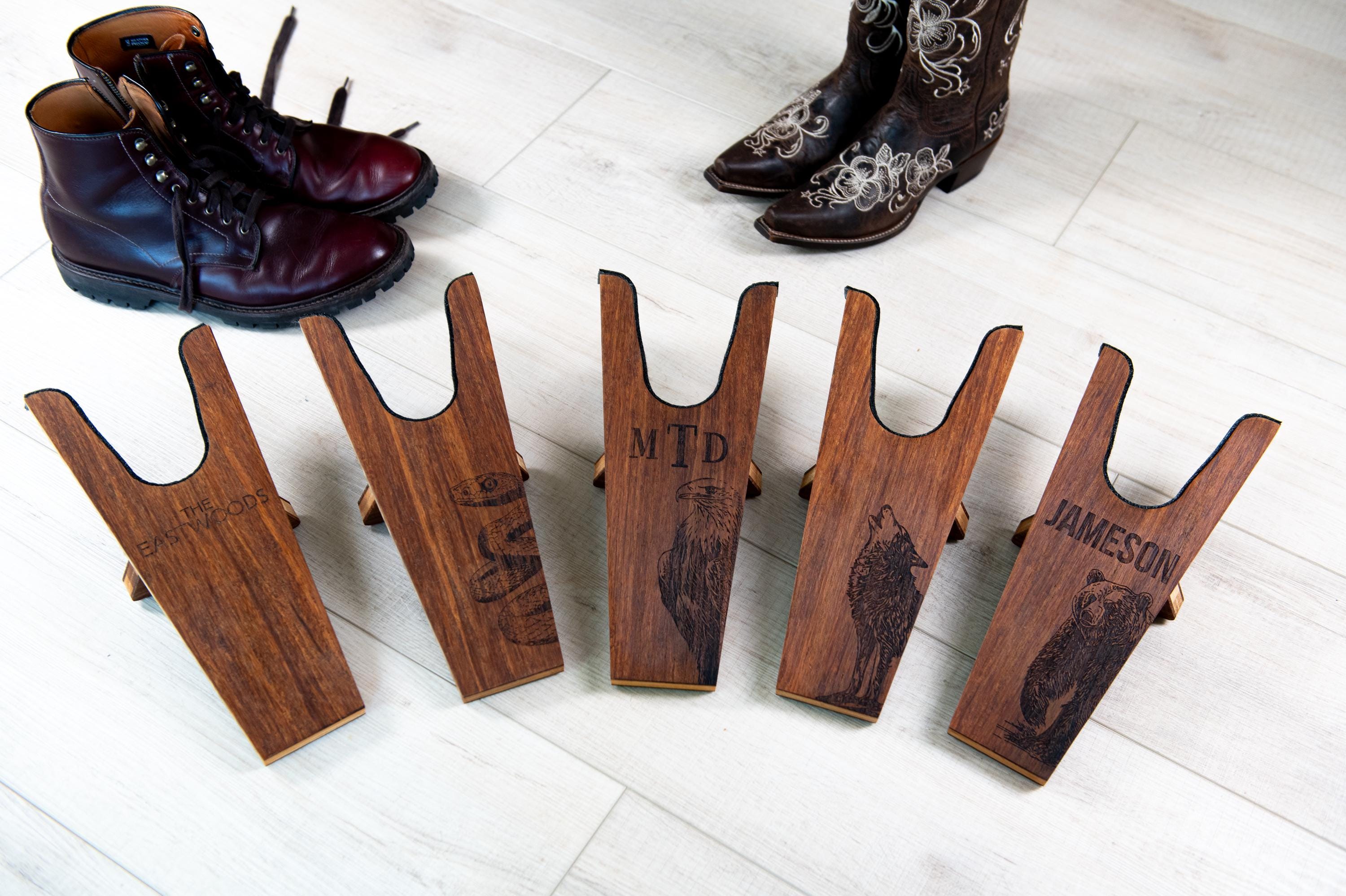 Stivali In Legno Rimozione Jack Stivali Da Cowboy Estrattore Stivali In - Foto 11