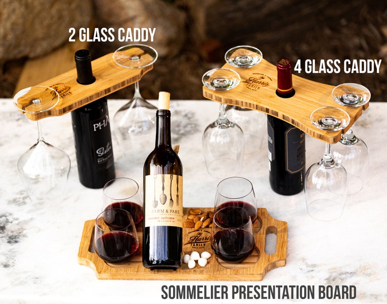 Wine Presentation Board Personalized  Four Styles and Gift image 3