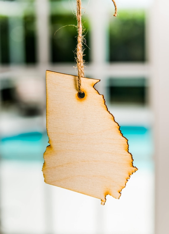 Georgia US State Laser Cut Wood Shape