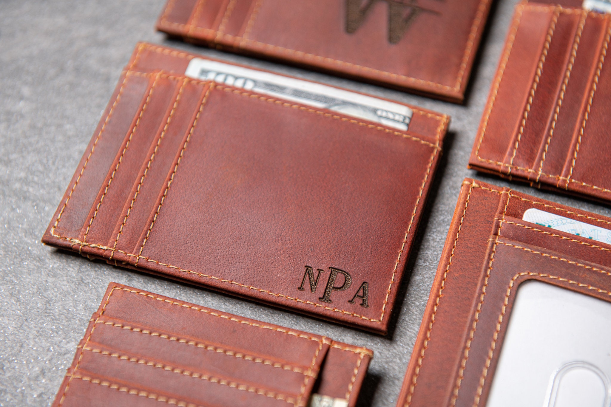 財布 sold on face*book スリムレザーウォレット（IDウィンドウ付き）The Ocala by Left Coast