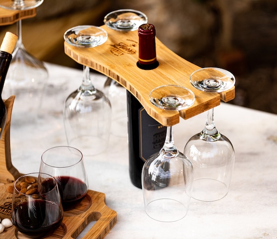 Etsy wine glass holder hotsell