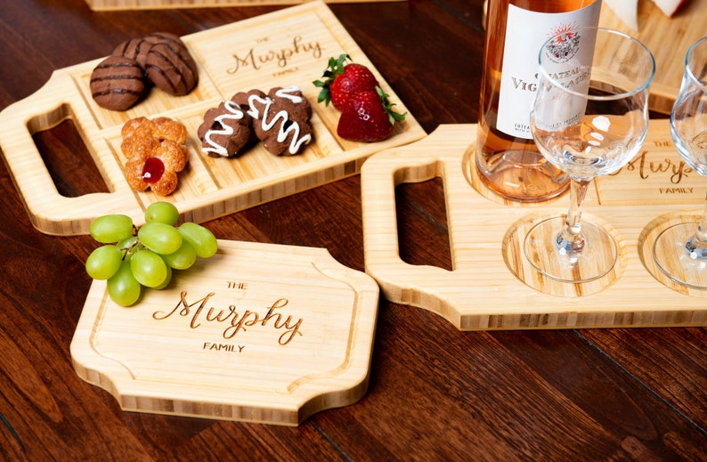 Personalized Charcuterie Boards 5 Styles and Gift Sets Available by Left Coast Original image 6