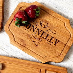 Personalized Charcuterie Boards 5 Styles and Gift Sets Available by Left Coast Original 6x8 Cheese Board