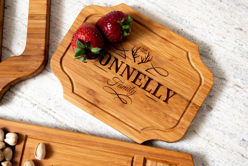 Personalized Charcuterie Boards 5 Styles and Gift Sets Available by Left Coast Original 6x8 Cheese Board