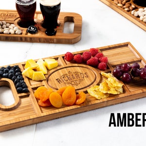 Personalized Beer Flights and Charcuterie Planks 4 Styles and Gift Sets Available image 8