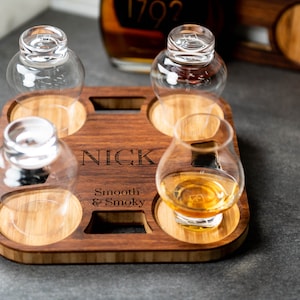 Personalized Cocktail and Decanter Trays/Boards 4 Styles and Gift Styles Decanter Tray