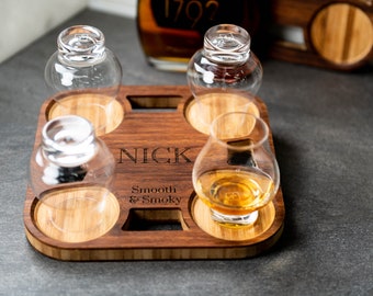 Personalized Cocktail and Decanter Trays/Boards - 4 Styles and Gift Styles