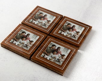 Custom Photo Wood Coasters