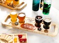 Personalized Beer Flight Tray with Optional Beer Glasses