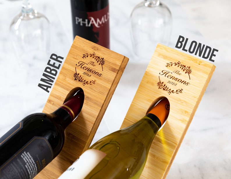 Wine Presentation Board Personalized Four Styles and Gift Sets Available image 6
