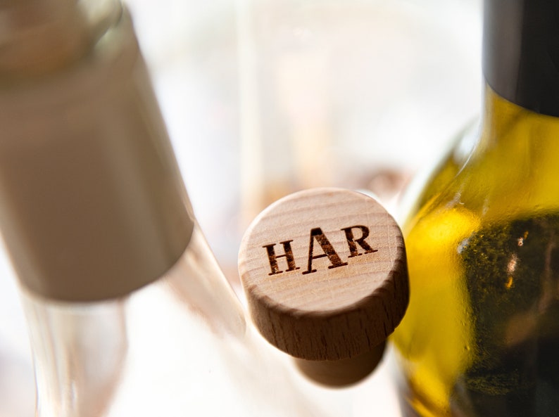 Personalized Wine Bottle Stoppers by Left Coast Original image 2