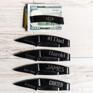 Personalized, Engraved Money Clip Knife by Left Coast Original …