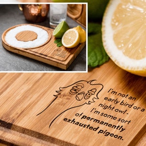 Grappig op maat gegraveerd barkeeperbord - geschenken, 45 humoristische ontwerp-/zinsopties,