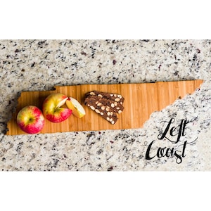 Personalized Tennessee State Shaped Cutting Board | 3 Options