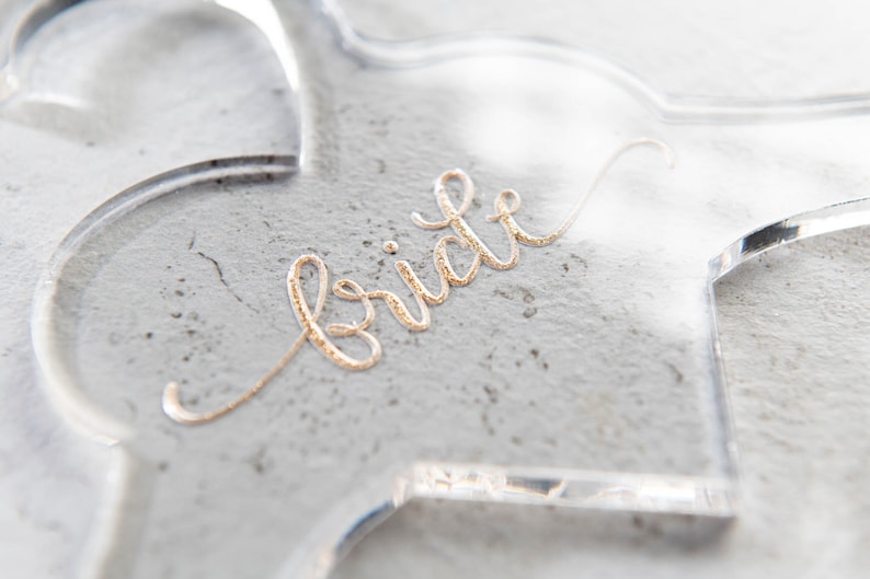 3 Shapes to Choose From Resin Hangers Laser Cut Personalized