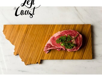 モンタナ州の形をしたカッティングボード | 3つのオプション - Etsy 日本