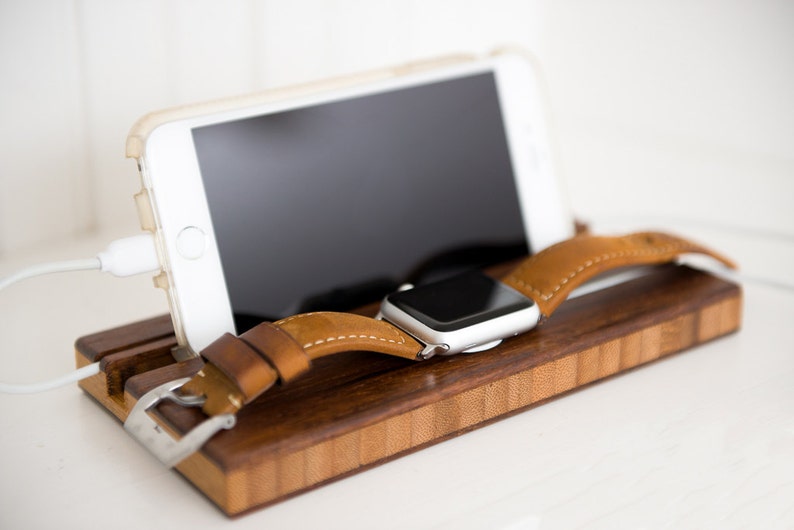 The Single Slot Apple Watch and Phone Charging Dock by Left Coast Original 