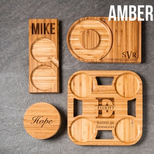 Personalized Cocktail and Decanter Trays/Boards 4 Styles and Gift Styles image 5