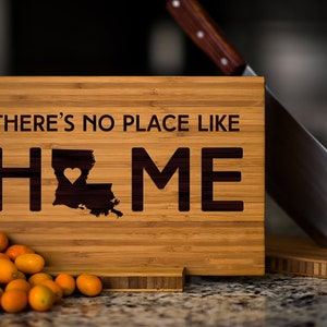 &quot;Personalisiertes Schneidebrett mit Gravur &quot;&quot;Louisiana State&quot;&quot;&quot;