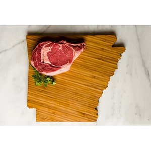 Personalized Arkansas Shaped Cutting Board