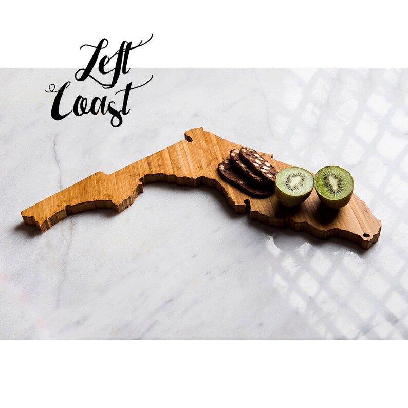 Florida Cutting Board Personalized State Wedding Gift Home Etsy
