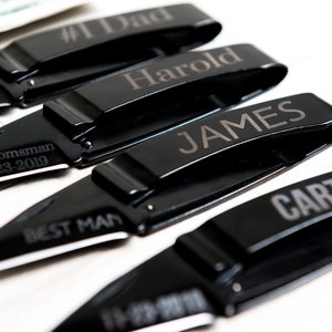 Personalized, Engraved Money Clip Knife by Left Coast Original …