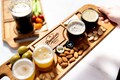 Personalized Beer Flight Tray with Optional Beer Glasses