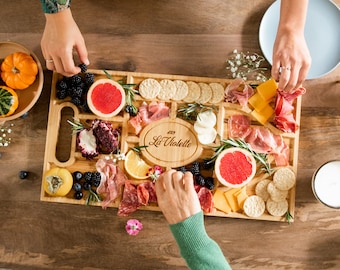 Personalized Charcuterie Planks and Beer Flights - 4 Styles and Gift Sets Available