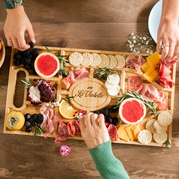 Personalized Charcuterie Planks and Beer Flights - 4 Styles and Gift Sets Available